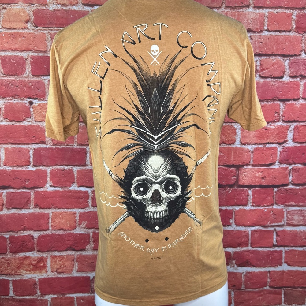 Sullen Art Collective Men’s Graphic T-shirt - Tan -Size: Large- NWT - Picture 9 of 11